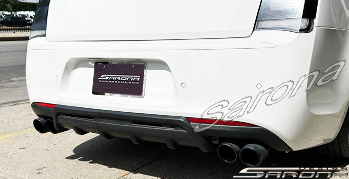 Custom Chrysler 300  Sedan Rear Lip/Diffuser (2011 - 2019) - $450.00 (Part #CR-004-RA)